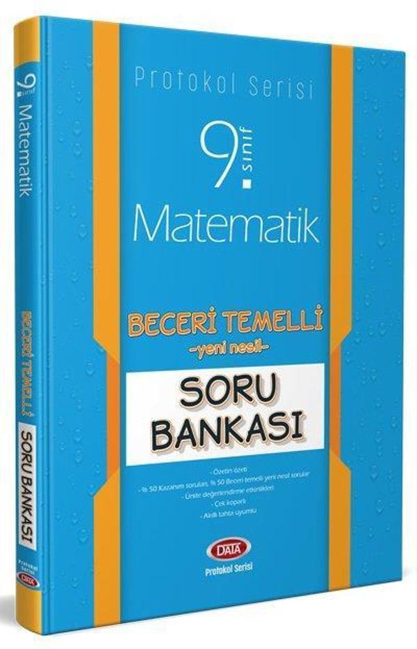 9.SINIF MATEMATİK PROTOKOL SORU BANKASI BECERİ TEMELLİ - DATA YAYINLARI - Image 1