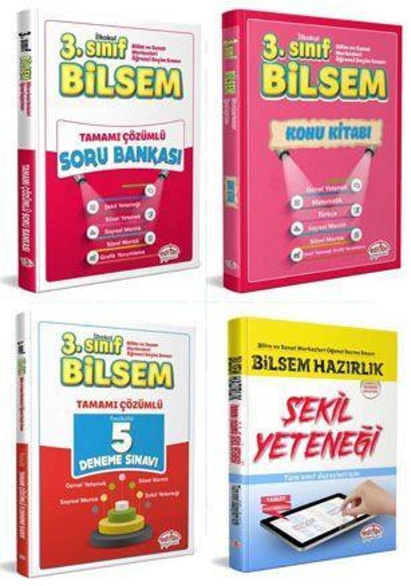3.SINIF BİLSEM HAZIRLIK KİTAPLARI 4 LÜ SET - EDİTÖR YAYINLARI - Editör - Image 1