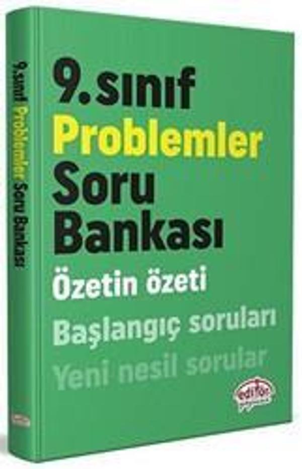 9.SINIF PROBLEMLER SORU BANKASI ÖZETİN ÖZETİ - EDİTÖR - Editör - Image 1