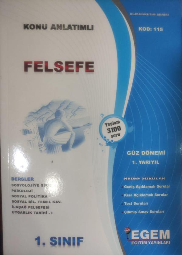 1.SINIF 1.YARIYIL FELSEFE KONU ANLATIM GÜZ DÖNEMİ - Image 1