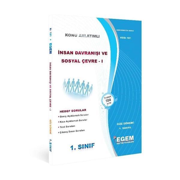 1.SINIF 1.YARIYIL İNSAN DAVRANIŞI VE SOSYAL ÇEV GÜ - EGEM YAYINLARI - Image 1