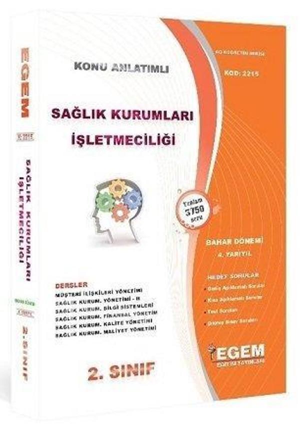 2.SINIF 4.YARIYIL SAĞLIK KURUMLARI İŞLE K.A BAHAR DÖNEMİ - EGEM - Image 1