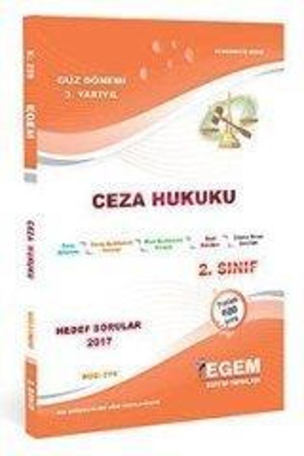 2.SINIF CEZA HUKUKU K.A GÜZ DÖNEMİ - EGEM YAYINLARI - Image 1