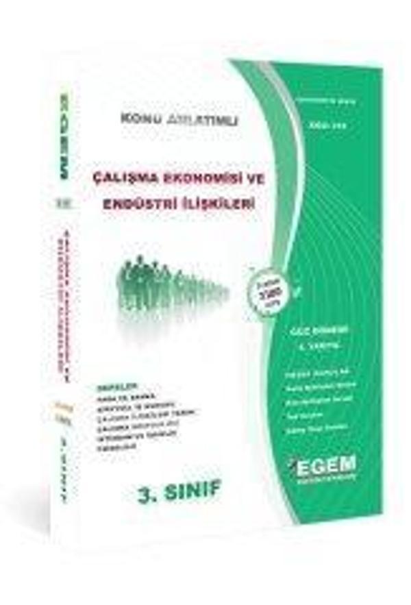 3.SINIF 5.YARIYIL ÇALIŞMA EKONOMİSİVE END K.A GÜZ - EGEM YAYINLARI - Image 1