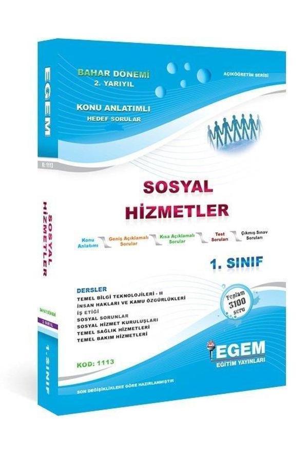 1.SINIF 2.YARIYIL SOSYAL HİZMETLER BAHAR DÖNEMİ - EGEM - Image 1