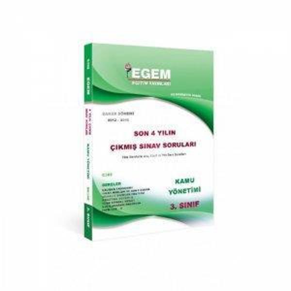 3.SINIF 6.YARIYIL KAMU YÖNETİMİ ÇIKMIŞ SORULAR BAHAR DÖNEMİ - EGEM - Image 1