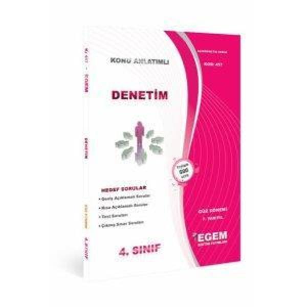 4.SINIF 7.YARIYIL DENETİM GÜZ DÖNEMİ - EGEM - Image 1
