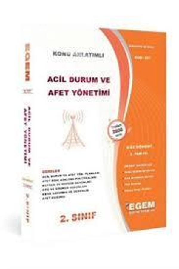 2.SINIF 3.YARIYIL ACİL DURUM VE AFET YÖNETİMİ K.A - EGEM YAYINLARI - Image 1