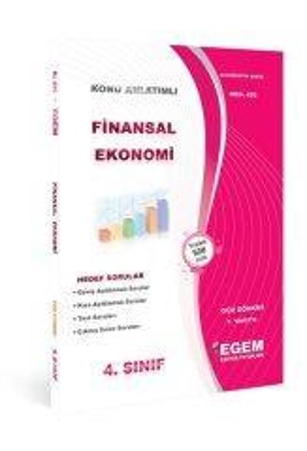 4.SINIF FİNANSAL EKONOMİ KONU ANLATIM GÜZ DÖNEMİ - EGEM YAYINLARI - Image 1