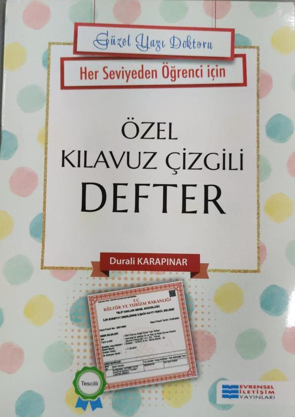 ÖZEL KILAVUZ ÇİZGİLİ DEFTER HER SEVİYEDE ÖĞRENCİLER İÇİN - EVRENSEL İLETİŞİM - Evrensel İletişim Yayınları - Image 1
