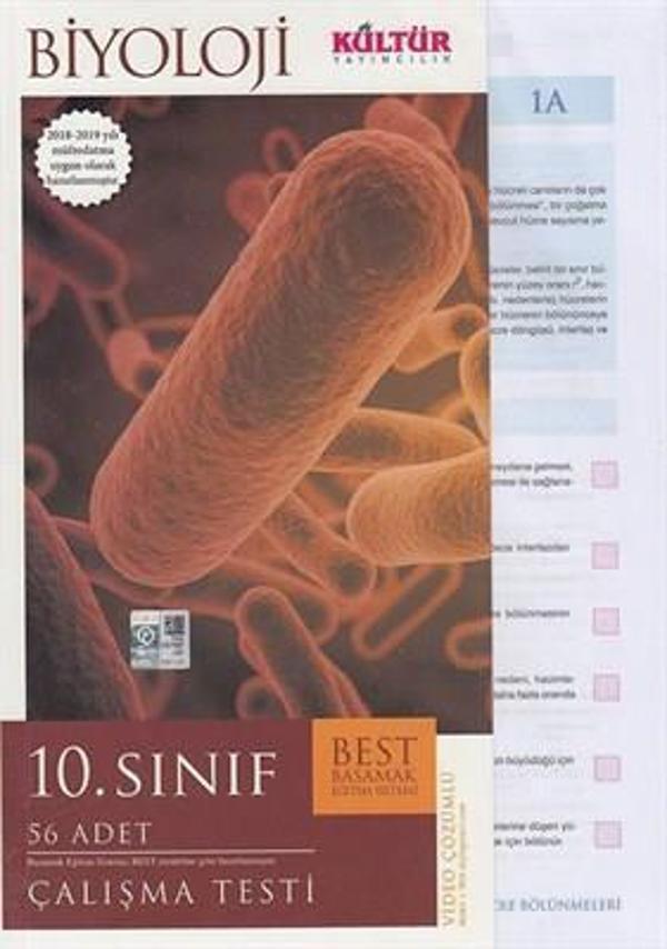 10.SINIF BİYOLOJİ YAPRAK TEST - KÜLTÜR YAYINCILIK - Image 1