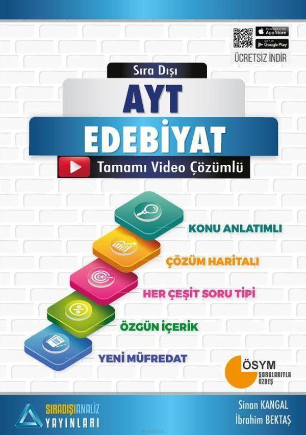 AYT EDEBİYAT SORU BANKASI - SIRADIŞI ANALİZ - Sıradışı Analiz Yayınları - Image 1