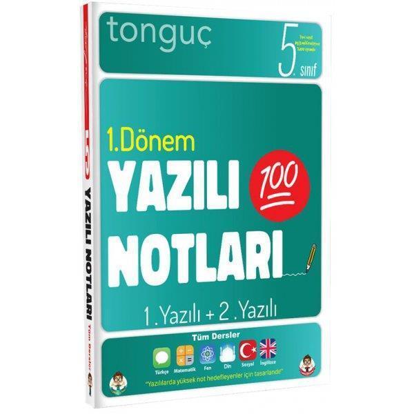 5.SINIF YAZILI NOTLARI 1.DÖNEM 2.YAZILI  - Tonguç Yayınları - Image 1
