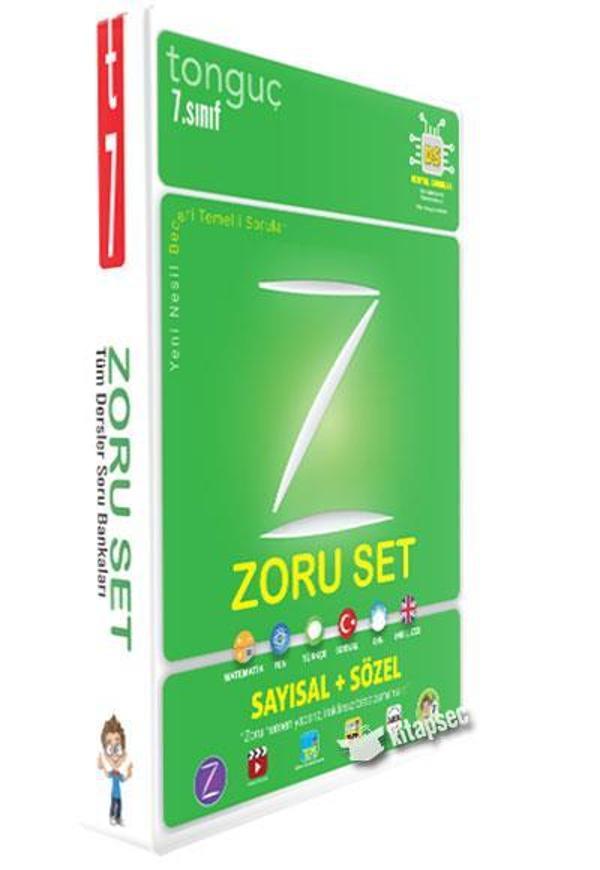 7.SINIF ZORU SETİ SAYISAL SÖZEL - TONGUÇ - Tonguç Akademi - Image 1