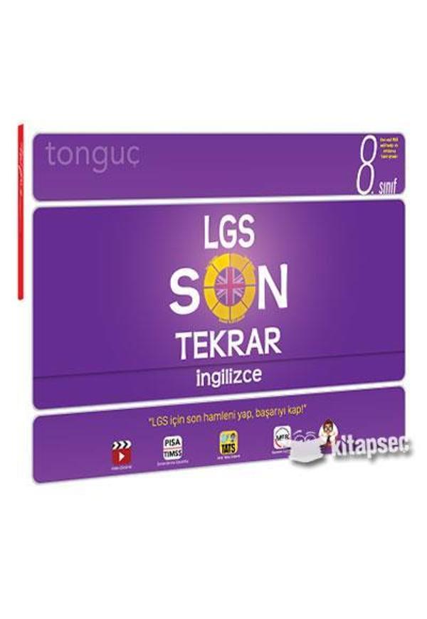 8.SINIF LGS SON TEKRAR İNGİLİZCE - TONGUÇ - Tonguç Yayınları - Image 1