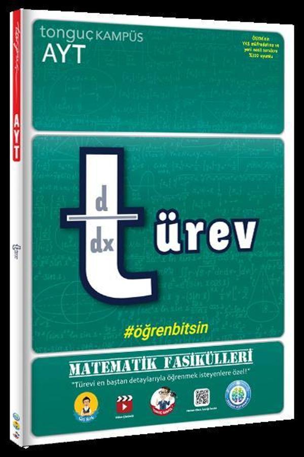 AYT MATEMATİK FASİKÜLLERİ - TÜREV - TONGUÇ KAMPÜS - Tonguç Yayınları - Image 1