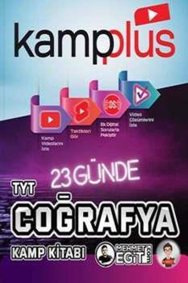 TYT COĞRAFYA 23 GÜNDE KAMP KİTABI - TONGUÇ - Tonguç Yayınları - Image 1