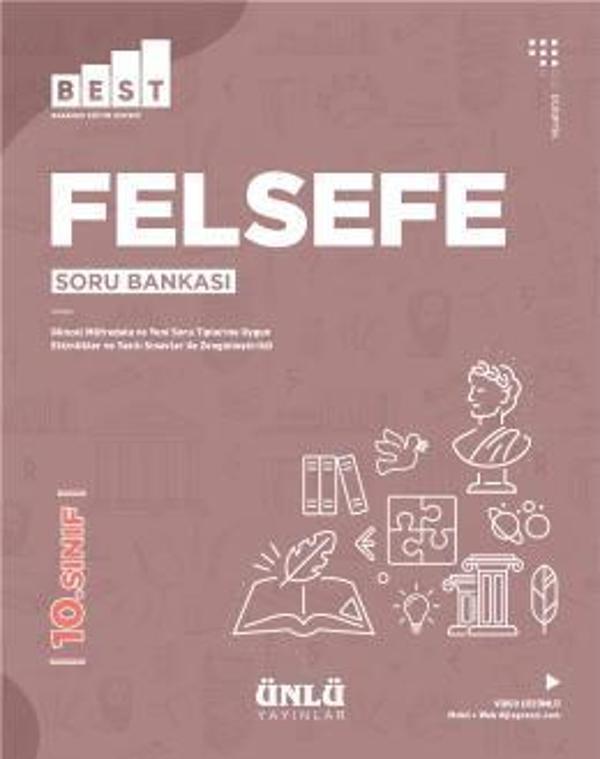 10.SINIF FELSEFE SORU BANKASI BEST - ÜNLÜ YAYINLARI - Image 1