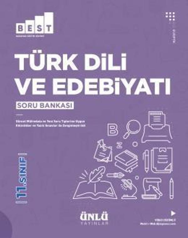 11.SINIF TÜRK DİLİ VE EDEBİYATI SORU BANKASI BEST - ÜNLÜ YAY - Image 1