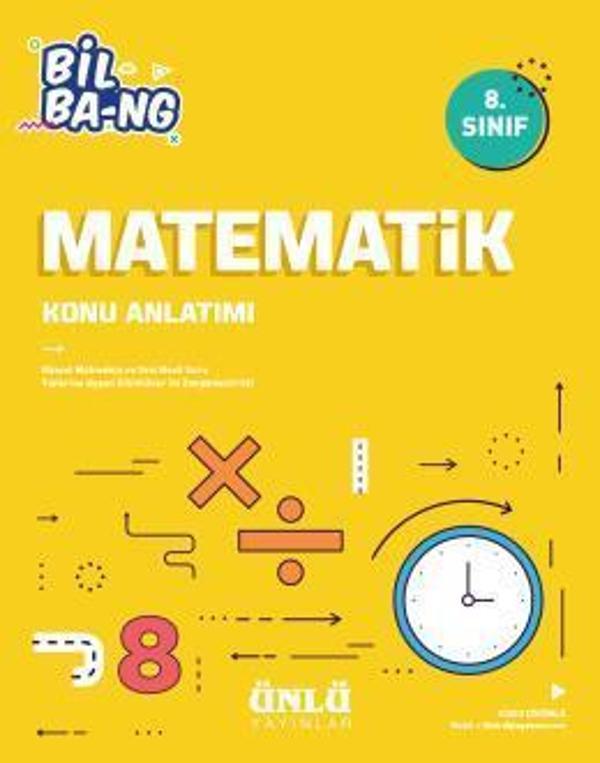 8.SINIF MATEMATİK KONU ANLATIM BİL BANG LGS - ÜNLÜ YAYINLARI - Image 1