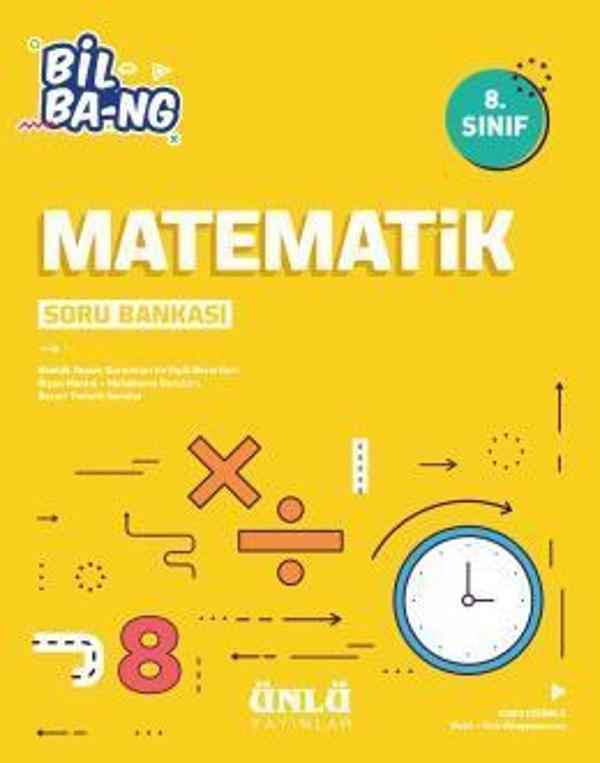 8.SINIF MATEMATİK SORU BANKASI BİL BANG LGS - ÜNLÜ YAYINLARI - Image 1