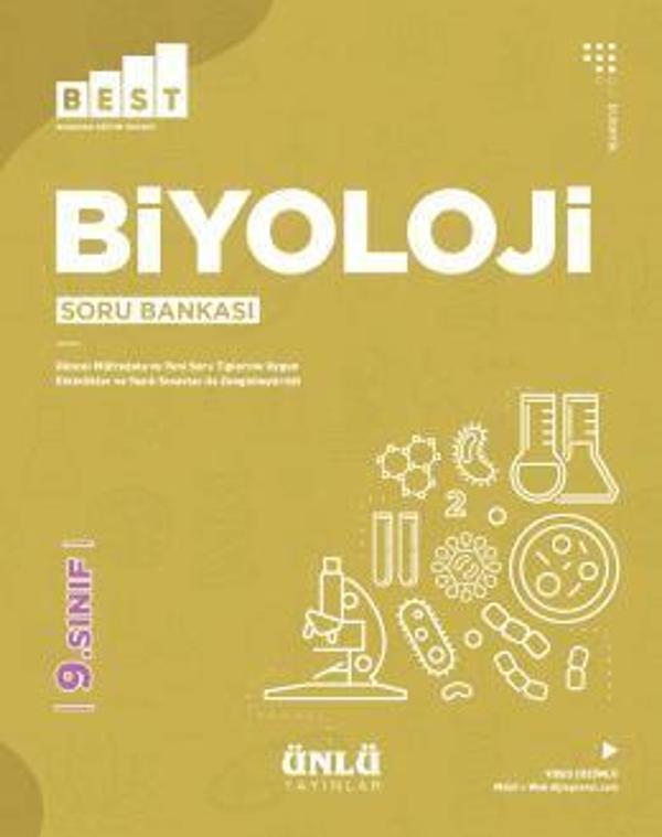 9.SINIF BİYOLOJİ SORU BANKASI BEST - ÜNLÜ YAYINLARI - Image 1