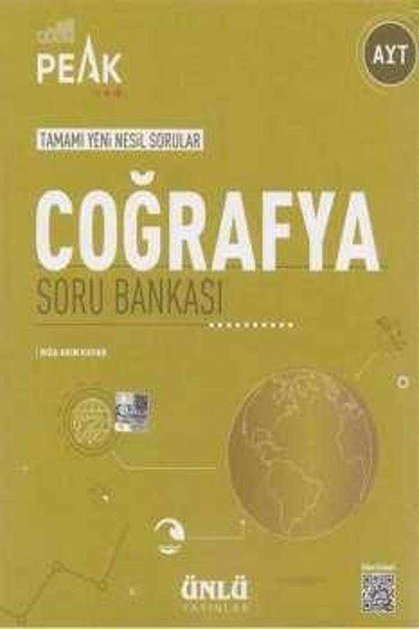 AYT COĞRAFYA SORU BANKASI TAMAMI YENİ NESİL PEAK - ÜNLÜ - Image 1
