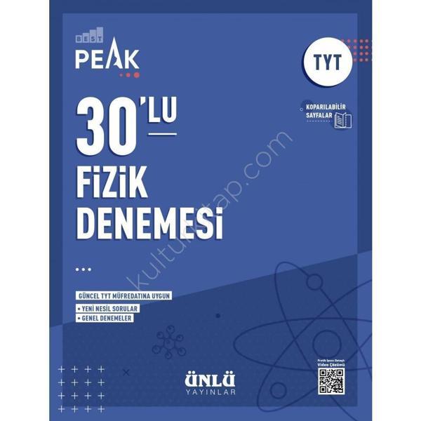 TYT FİZİK 30'LU DENEME  ( BEST PEAK ) - ÜNLÜ YAYINLARI - Image 1