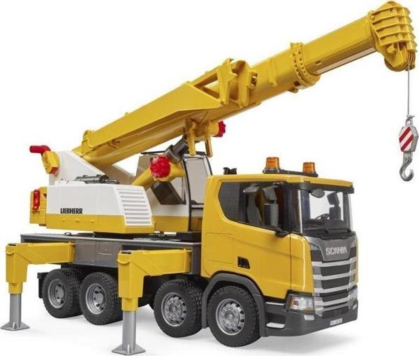 Bruder Scania 560R Liebherr Vinçli Kamyon BR03571 Lisanslı Ürün - Image 1
