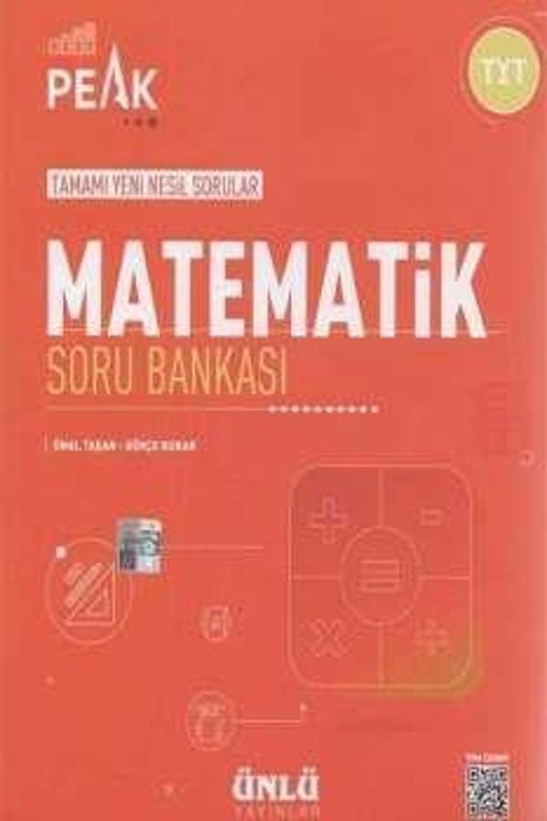TYT MATEMATİK SORU BANKASI TAMAMI YENİ NESİL PEAK - ÜNLÜ - Image 1