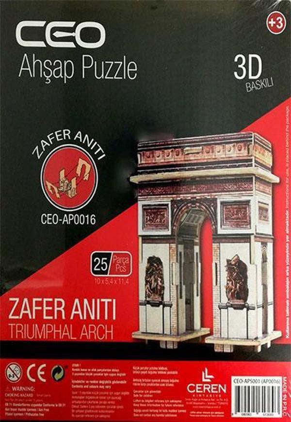 Ceo Ahşap Puzzle 25 Parça Zafer Anıtı - Image 1