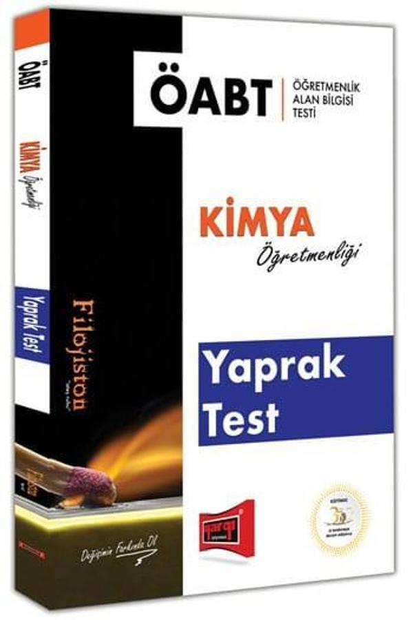 ÖABT KİMYA YAPRAK TEST - YARGI YAYINLARI - Image 1