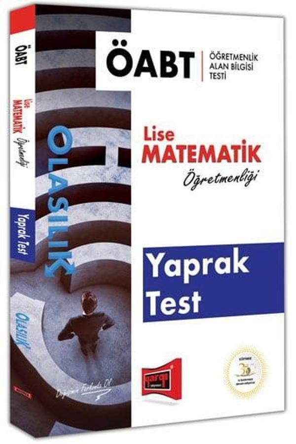 ÖABT LİSE MATEMATİK YAPRAK TEST - YARGI YAYINLARI - Image 1