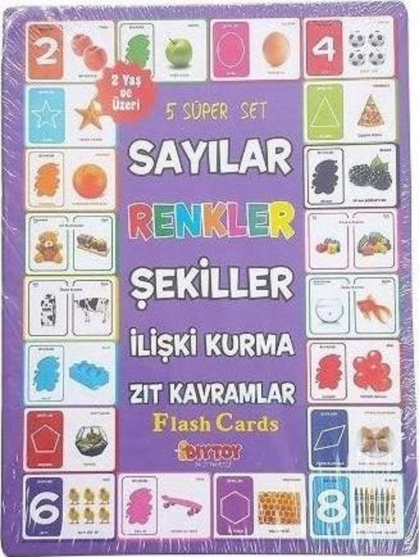 Sayılar, Renkler, Şekiller, İlişki Kurma, Zıt Kavramlar Orijinal - Image 1