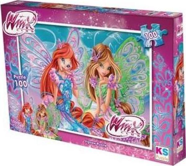Ks Games 100 Parça Puzzle Winx 100 Parça Jigsaw Puzzle - Image 1