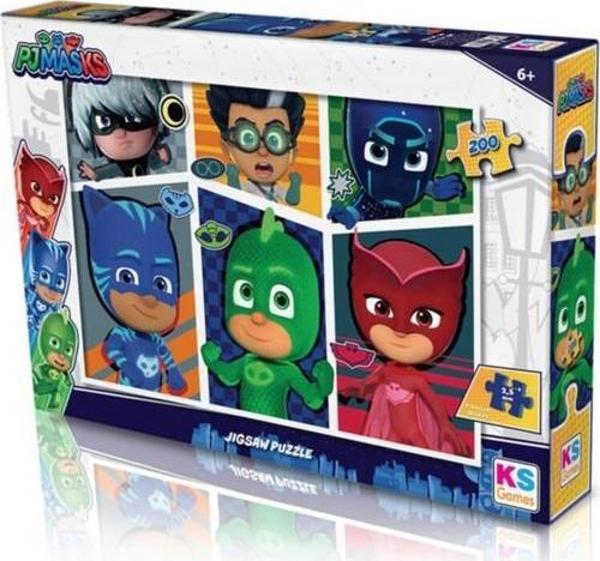 KS Games 200 Parça Puzzle PJ Mask Lisanslı Ürün - Image 1