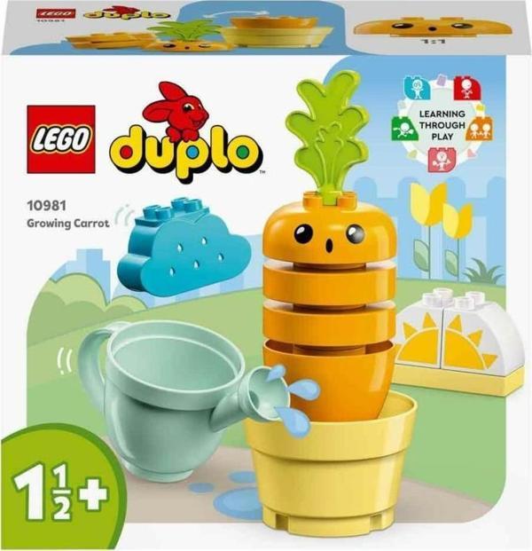 LEGO Duplo 10981 Growing Carrot Lisanslı Ürün +2 Yaş (11 Parça) - Image 1
