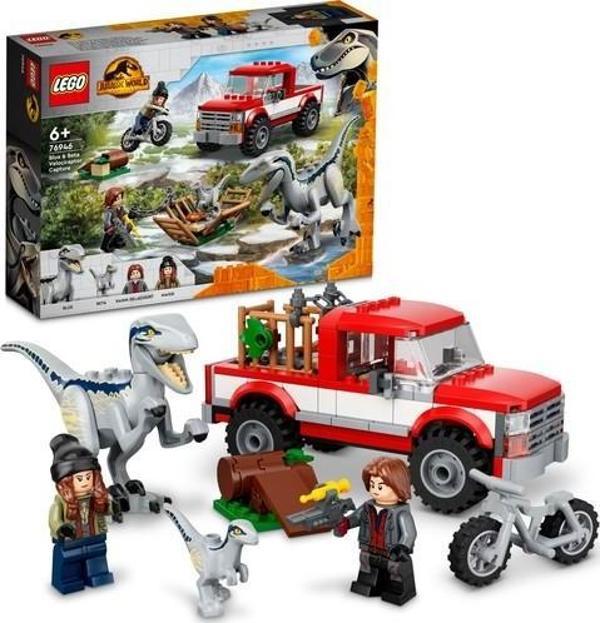 LEGO Jurassic World Blue ve Beta Velociraptor Yakalama 76946 +6 Yaş (181 Parça)  - Image 1