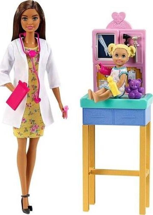 Barbie Kariyer Bebeği Çocuk Doktoru DHB63 GTN52 Lisanslı Ürün - Image 1