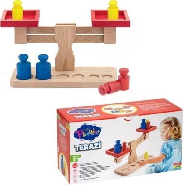 Play Wood Oyuncak Ahşap Terazi  - Image 1