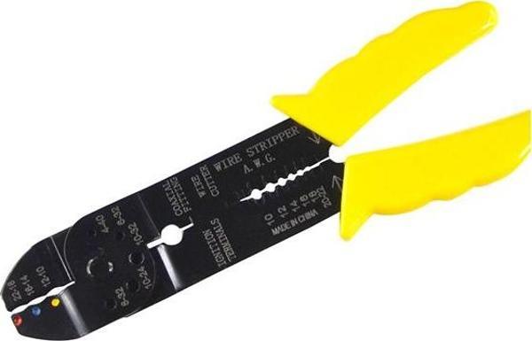 Powermaster YK-PR-03 Profesyonel Terminal Sıkma Pense Seti + Uç Seti Tel Sıyırma Sıkma Kesme Pensesi + Tahtası  - Image 1