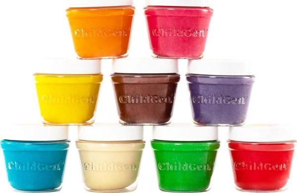 Childgen Play Dough Doğal Oyun Hamuru 9'lu Set 9 x 150 gr - Premium Kavanoz - Image 1