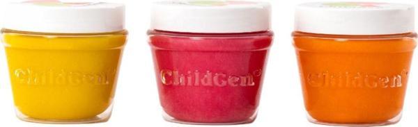 Childgen Doğal Oyun Hamuru 3'Lü Set Pembe Turuncu Sarı 3 x 125 gr - Premium Kavanoz - Image 1