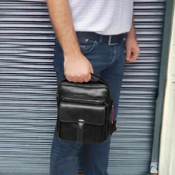 Lederax Hakiki Dana Derisi El ve Omuz Çantası LD473 - Image 1