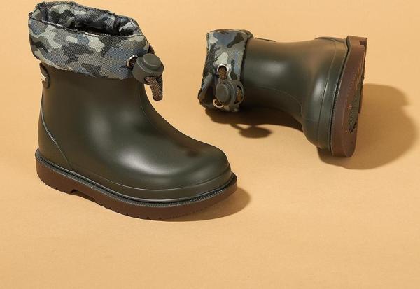 IGOR Bimbi Camo Erkek/Kız Çocuk Su Geçirmez Yağmur Kar Çizmesi W10212 Haki - Image 1