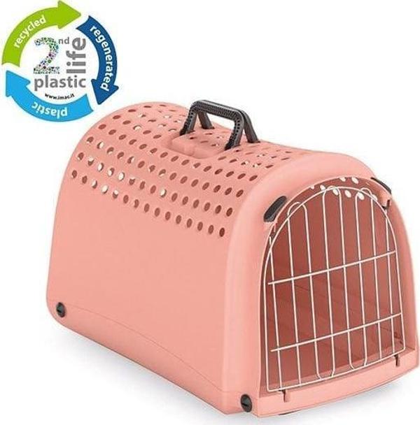 İmac Linus Second Life Köpek Taşıma Çantası Pembe 50x32x34.5 Cm - Image 1