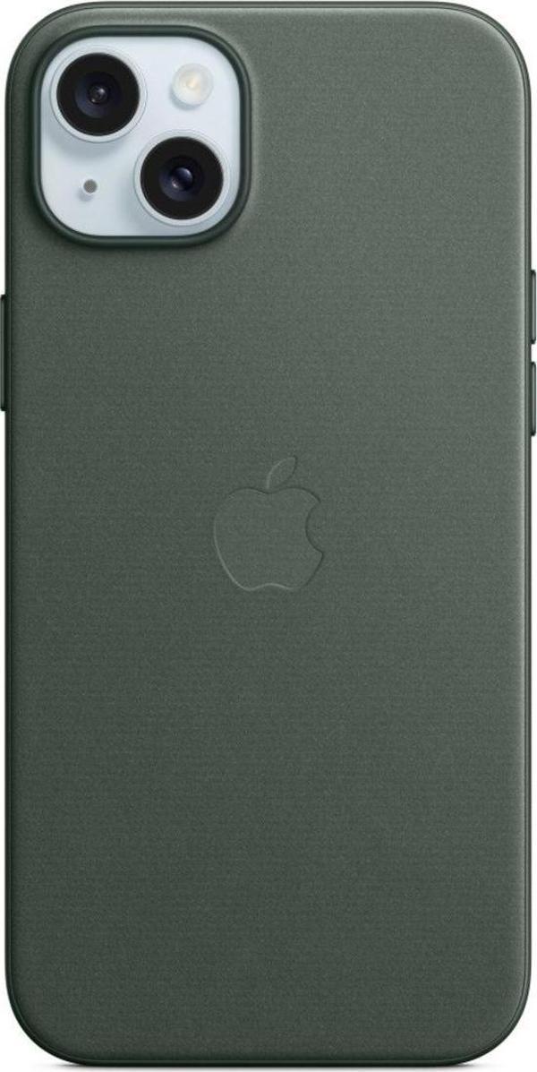 Apple iPhone 15 Plus için MagSafe özellikli Mikro Dokuma Kılıf - Kermes Meşesi - Image 1