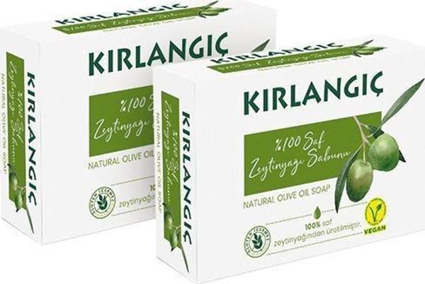 KIRLANGIÇ 125 GR ZEYTİNYAĞLI KATI SABUN * 2 ADET - Image 1