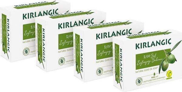 KIRLANGIÇ 125 GR ZEYTİNYAĞLI KATI SABUN * 4 ADET - Image 1