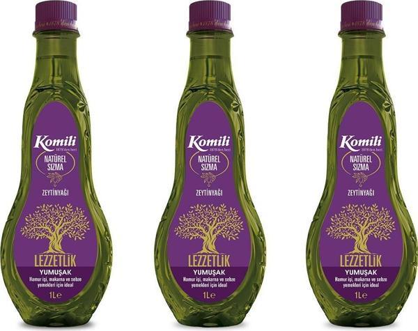 Komili LEZZETLİK YUMUŞAK ZEYTİNYAĞI 1 LT * 3 ADET - Image 1
